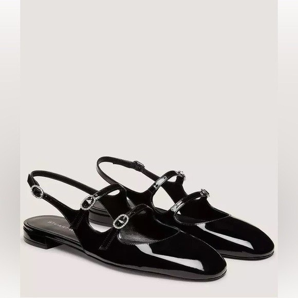 STUART WEITZMAN Claris Slingback Ballerina Shoes - Picture 2 of 5